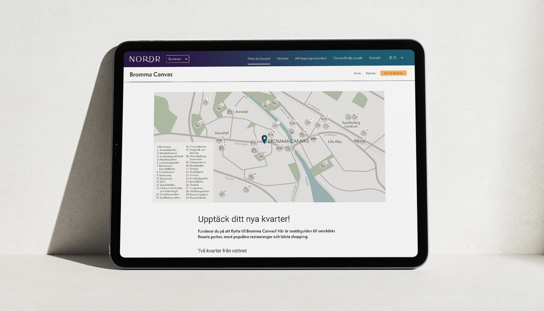 Nordr digital content